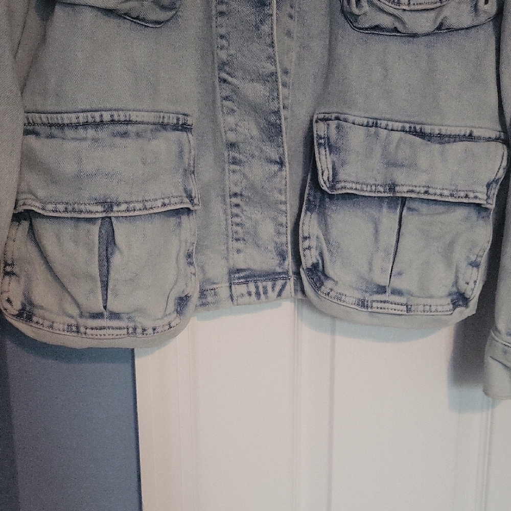 SO Blue Utility Unisex Jacket with Durable Construction - Picture 3 of 5